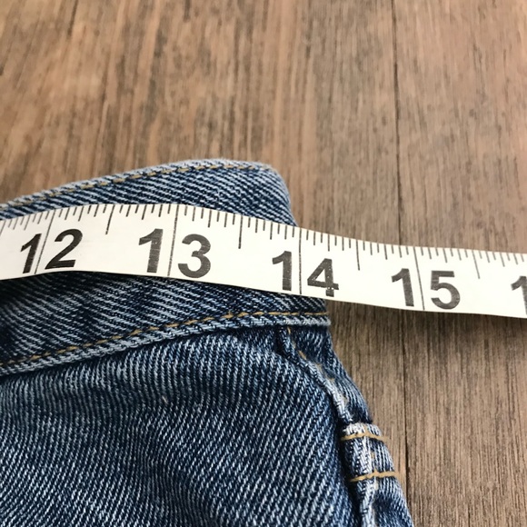Oak + Fort raw hemmed wide leg jeans - Picture 7 of 10